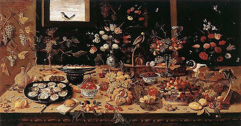 Jan Van Kessel Still life with Oysters Norge oil painting art